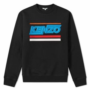 KENZO Distorted Logo Crew Sweatshirt